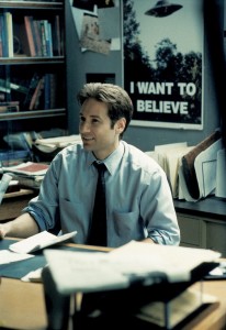 David Duchovny as Agent Fox Mulder.  CR:  FOX.