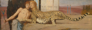 "Caresses" di Fernand Khnopff